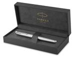 Ручка роллер Parker Sonnet Entry Point T546  Stainless Steel CT F черные чернила, в подарочной короб