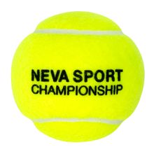 Мяч для большого тенниса NS Championship 3B 124001 упаковка 3 мяча, желтый