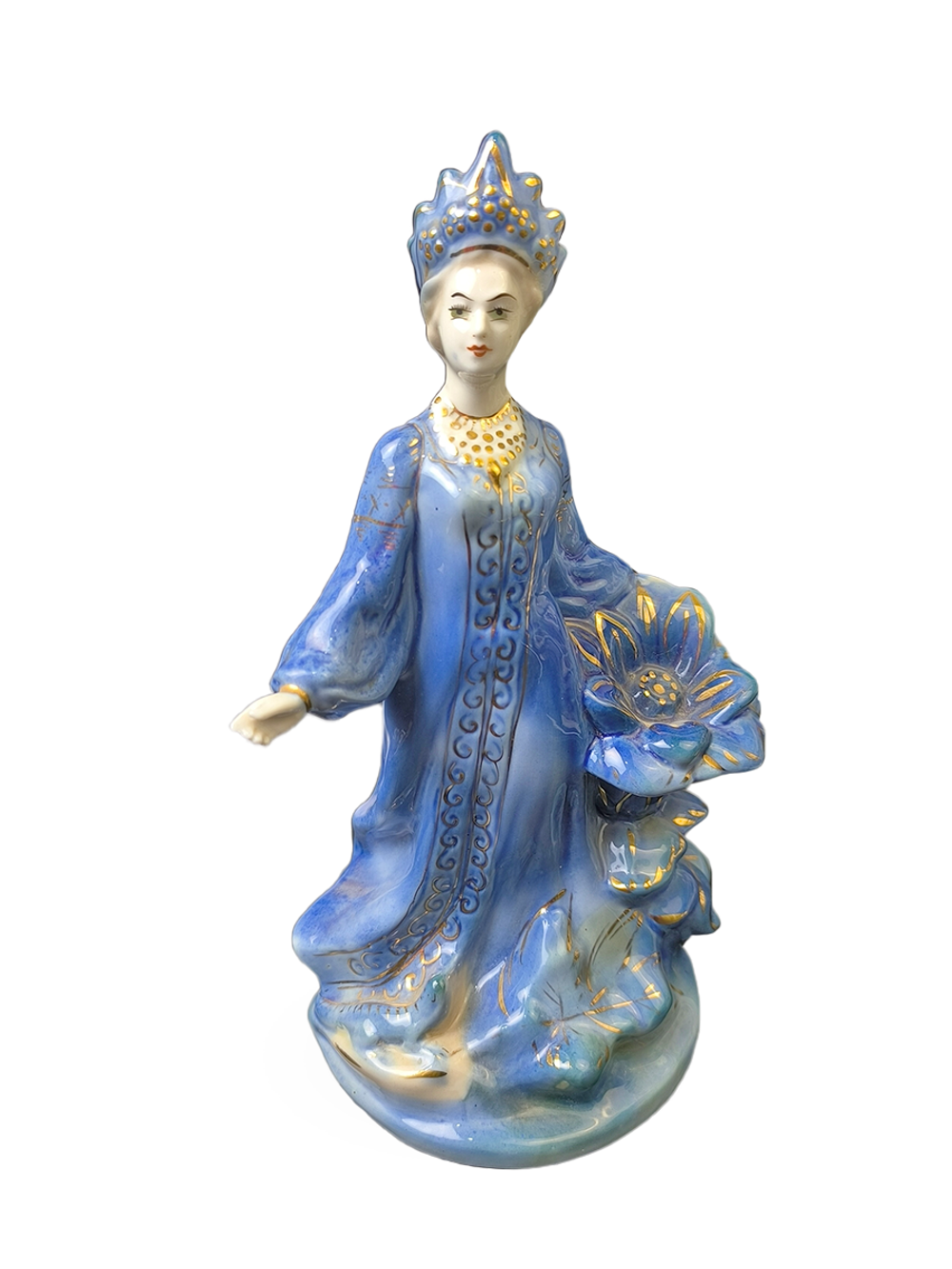 Фарфоровая статуэтка "Хозяйка медной горы" Гжель