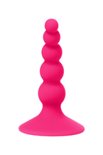 Анальная пробка POPO Pleasure by TOYFA "Шарики" с присоской стоппером (Цвет: розовый)