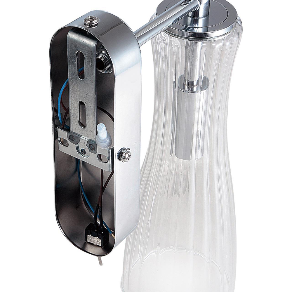 8269/1W NEOCLASSI хром/серый/прозрачный, металл/керамика/стекло Бра Е14 1*40W 220V EMILY