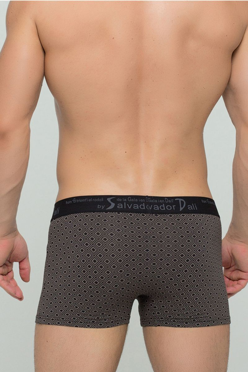 Мужские трусы-боксеры на широкой резинке (Размер: L) (Цвет: зеленый)