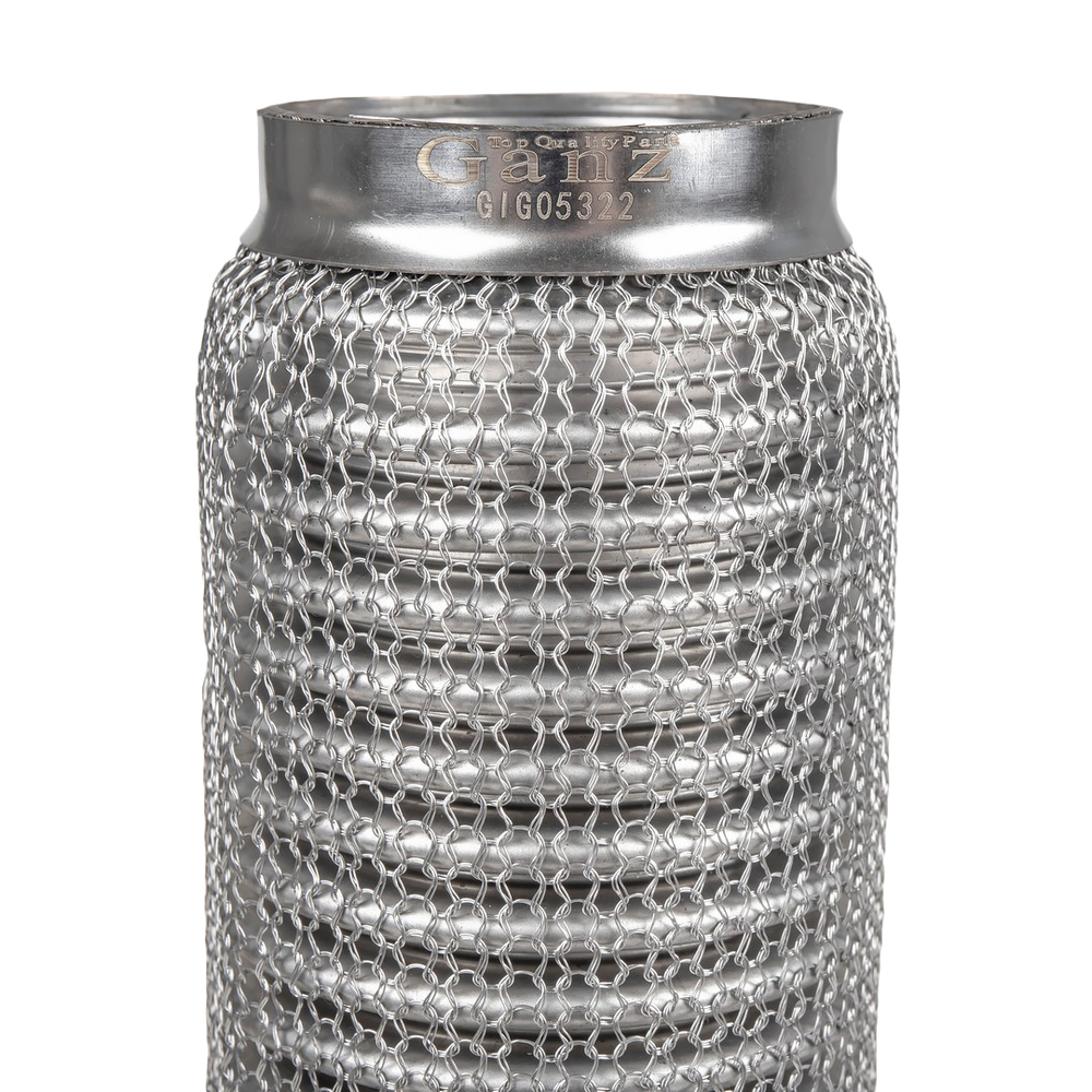 Компенсатор (гофра) выхлопной системы 3х-слойная WIRE MESH 60x250 UNIVERSAL D=60mm L=250mm GANZ GIG05322