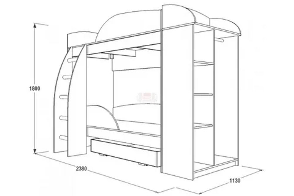 Уголок школьника "Омега 4а"