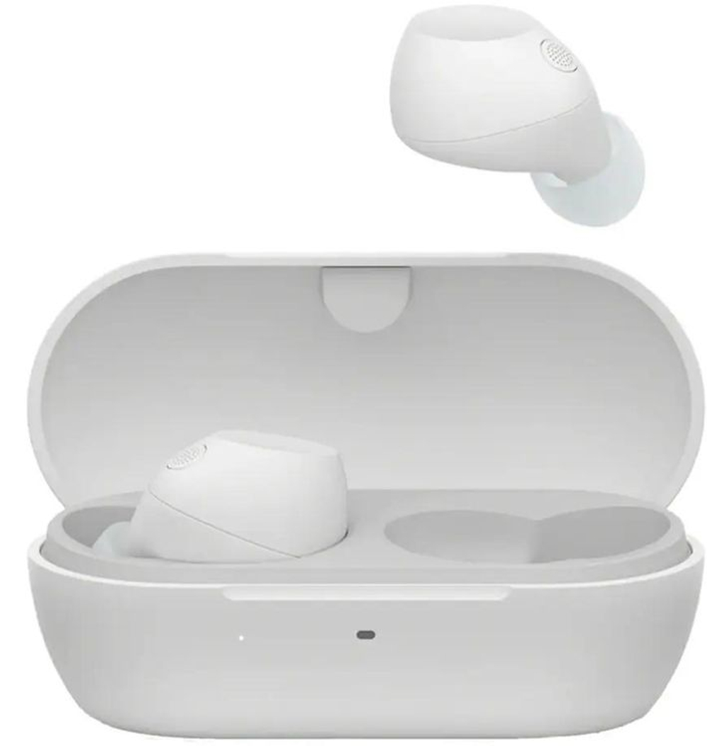Наушники Sony WF-C710N, Bluetooth, внутриканальные, белый [wf-c710n/wz e]