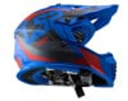 LS2 Мотошлем MX437 FAST XCODE (бело-фиолетовый)