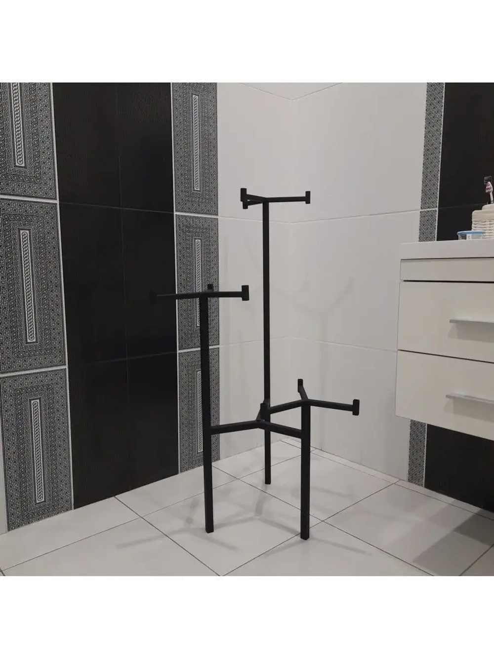 Подставка-кашпо напольная для растений тройная