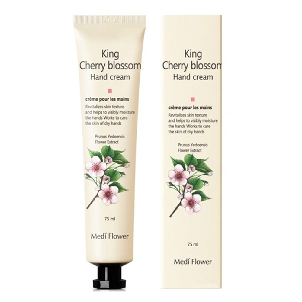 Крем для рук Великолепная вишня Medi Flower King Cherry Blossom Hand Cream 75мл