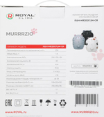 Увлажнитель воздуха ультразвуковой Royal Clima RUH-MR200/1.5M-GR,  1.5л,  серый