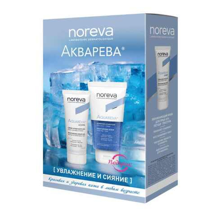 Норева Набор Акварева «Увлажнение и сияние» два средства
