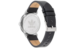 Adidas Originals Wrist Watch Quartz Movement Leather Strap Gold Dial Men"s Watches 50m Water Resistant