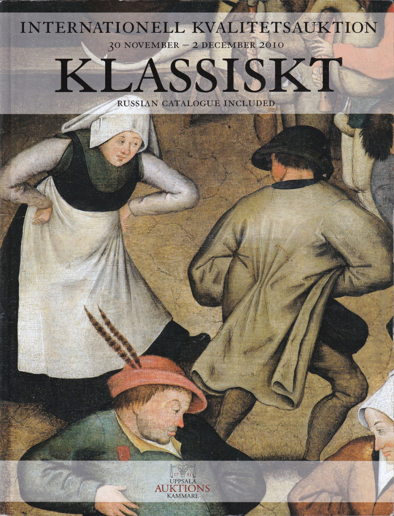 Каталог аукциона Uppsala Kammare, Уппсала, Классическое искусство, включая русские торги от 30 ноября - 2 декабря 2010 года