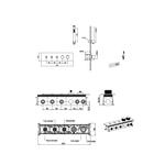 Встраиваемый смеситель для душа и ванны Boheme Fusion TERMO 131-SYS-NB с ручным душем, Nickel Brush