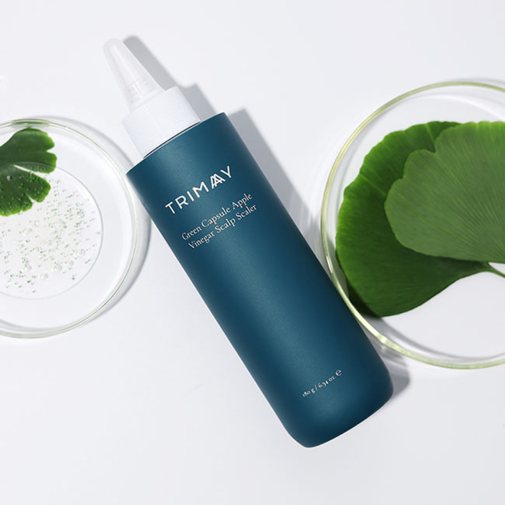 Капсульный пилинг для кожи головы с уксусом Trimay Green Capsule Apple Vinegar Scalp Scaler
