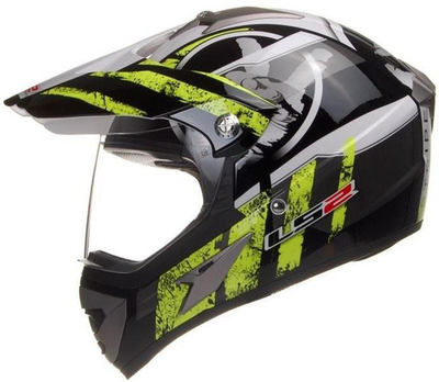 Мотошлем LS2 MX433 W Visor Stripe