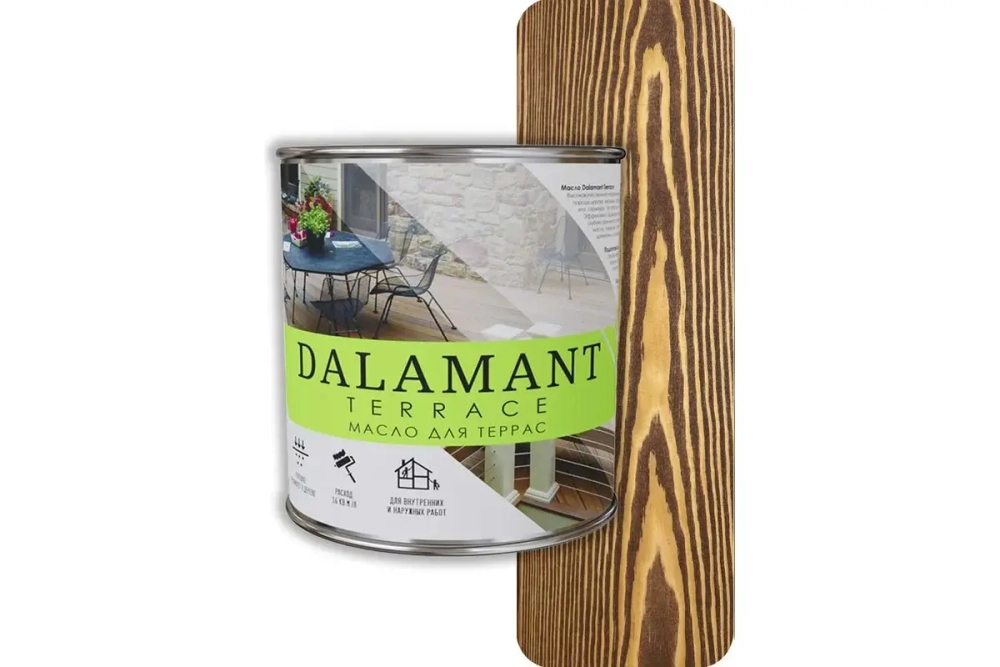 Масло для террас Dalamant Terrace орех гварнери