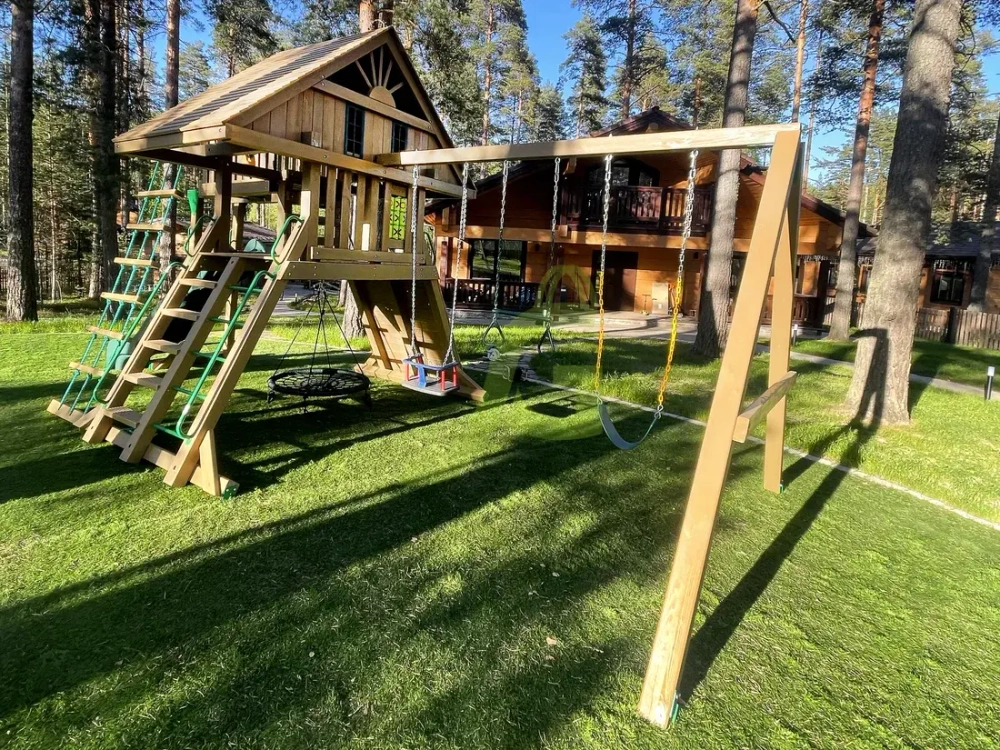 Детская деревянная площадка Крепость Фани Deluxe