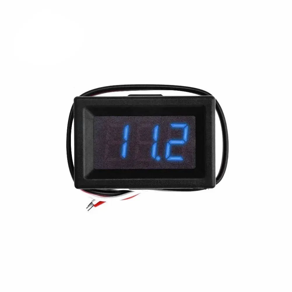 ВОЛЬТМЕТР Цифровой ЗЕЛЕНЫЙ 0,56 дюйма 0-30V, трехпроводной с ремом, тестер Цифровой