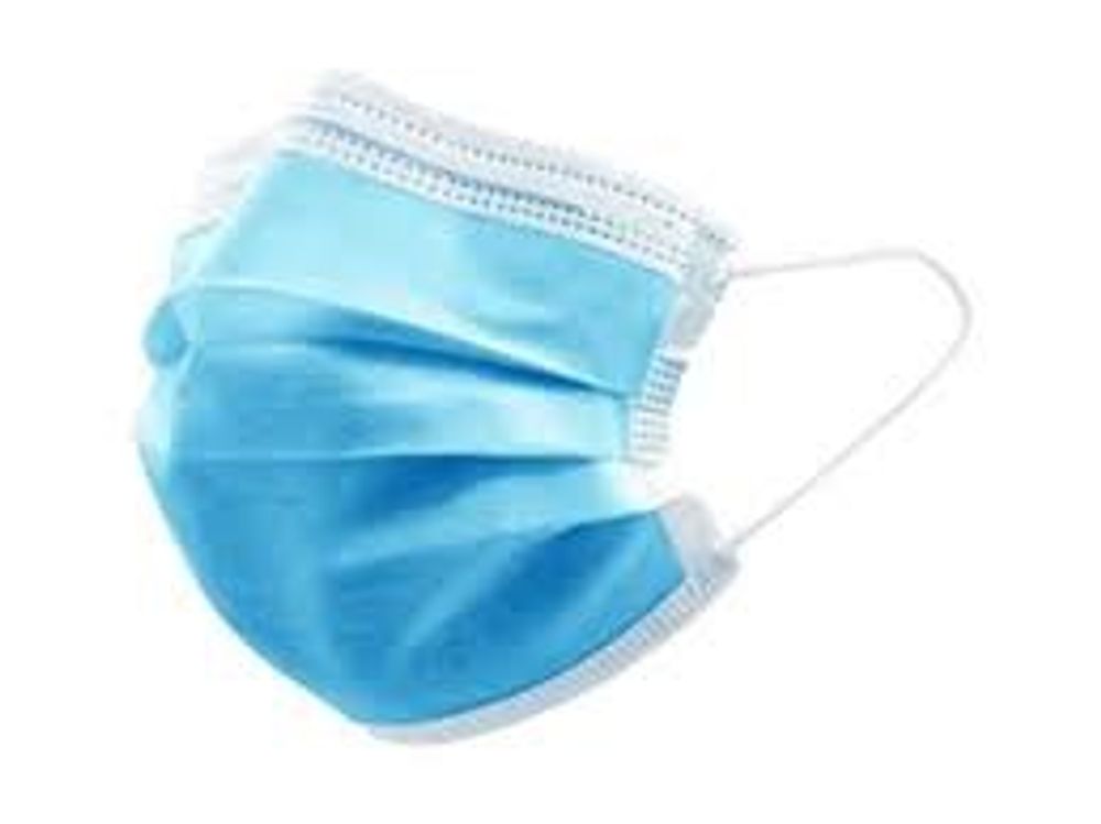 Маски медицинские на резинках blue-3ply medical-level 1 GD-1410 Маски медицинские на резинках blue-3ply medical-level 1 GD-1410