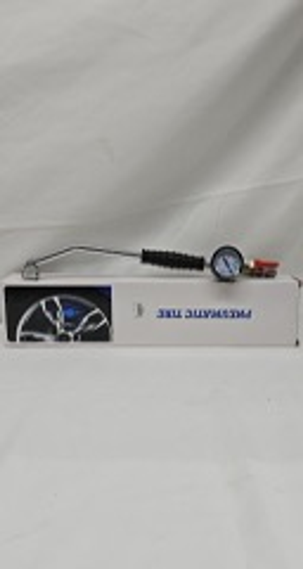 Пистолет для подкачки сдвоенных шин с манометром 15 bar