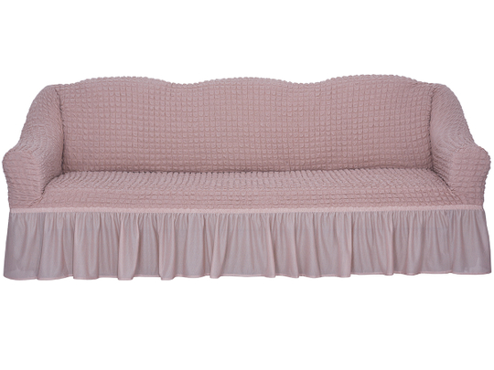 Чехол Стандарт на 3-х местный диван, цвет Пудра