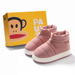 PAUL FRANK Couple"s Insulated Shoes Thermal Waterproof Low top Snow Boots Men"s