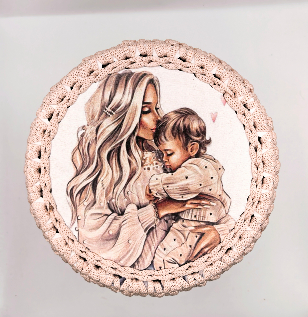 Корзинка вязаная "Нежность"