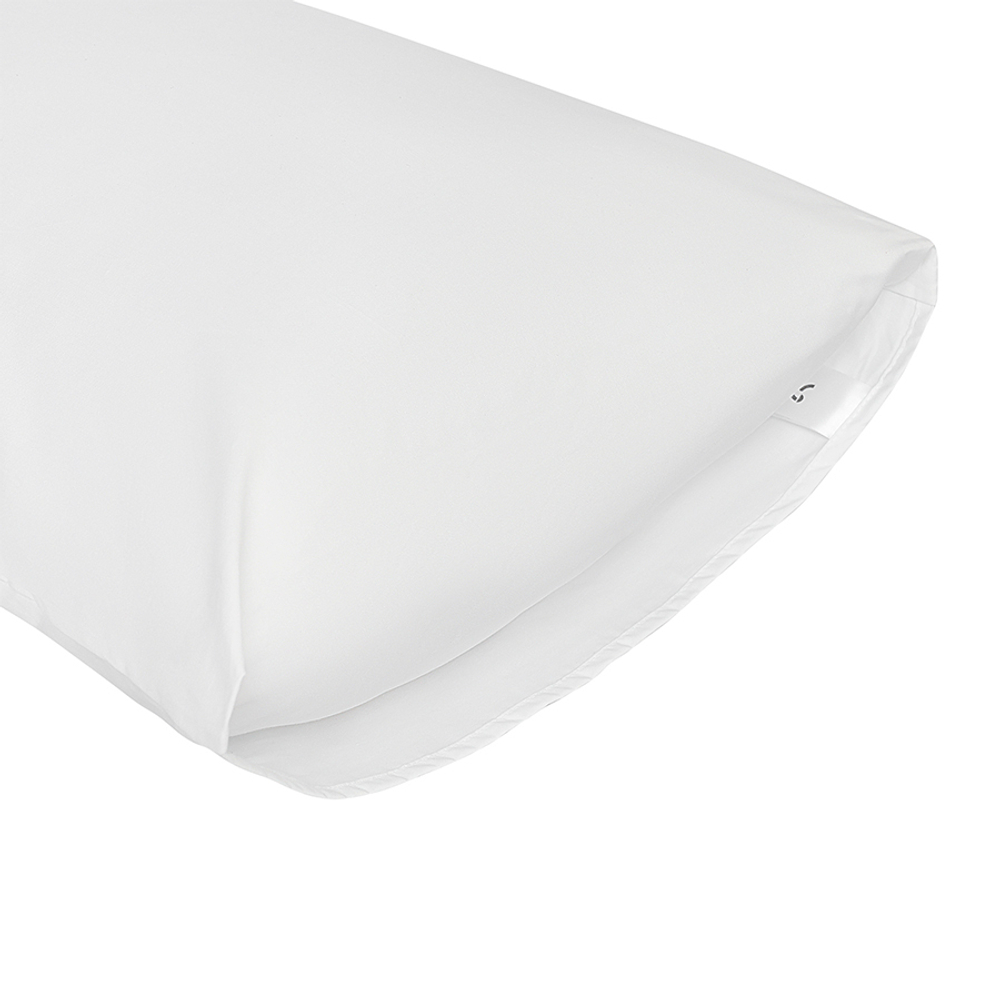 Набор наволочек из плотного сатина белого цвета из коллекции essential, 50х70 см