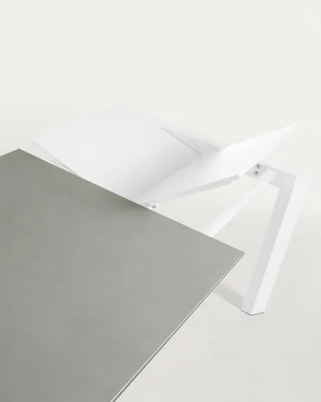 ATTA Стол 140 (200) x90 белый, керамика