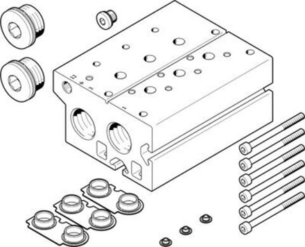 VABM-B10-30E-G34-7-P3 Плита для блочного монтажа