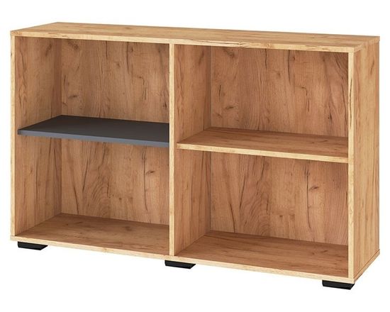 Кабинет КВАРТЕТ-13 (3) дуб крафт золотой / графит серый