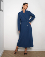 Платье "Элегантная особа" в синем