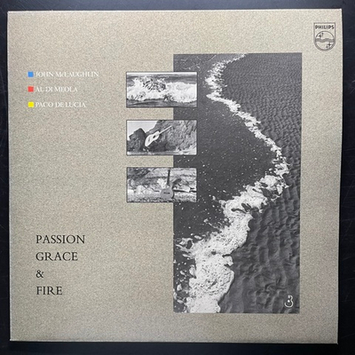 John McLaughlin - Al Di Meola - Paco De Lucia ‎– Passion, Grace & Fire (франция 1983г.)