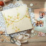 ZEP VE2420B 24x24/40 бел.стр. LOUVRE B (фисташковый) ф/альбом в коробке