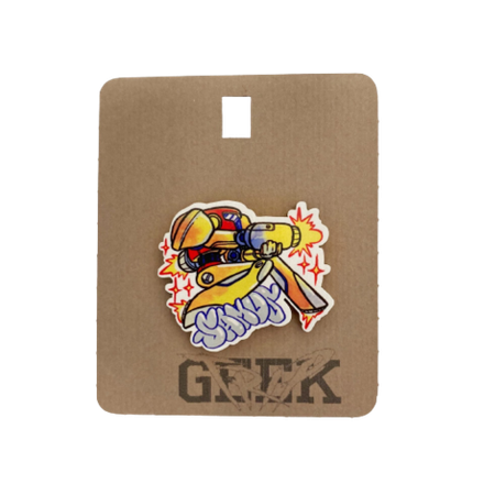 Деревянный значок Самус