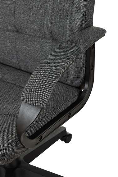 Кресло руководителя Бюрократ CH 002 серый 3C1 крестов. пластик