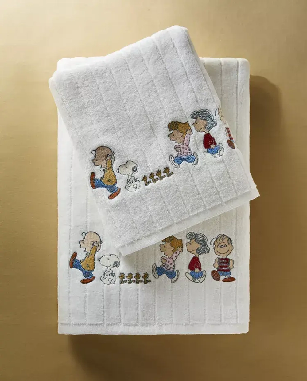 ZARA HOME ДЕТСКОЕ ПОЛОТЕНЦЕ PEANUTS™, ЖЕЛТОВАТО-БЕЛЫЙ