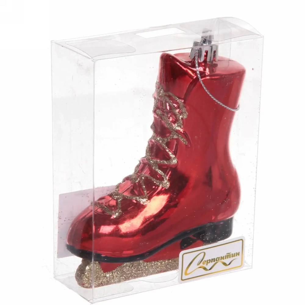 Ёлочная игрушка «Сказочный конёк» 8,5*3,5*11 см, красный