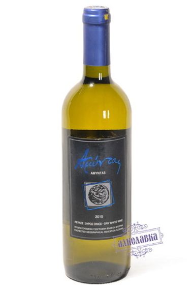 Вино Аминтас белое сухое 0,75л 12,5%