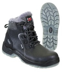 Ботинки "Норд" с поликарбонатным подноском натуральный мех