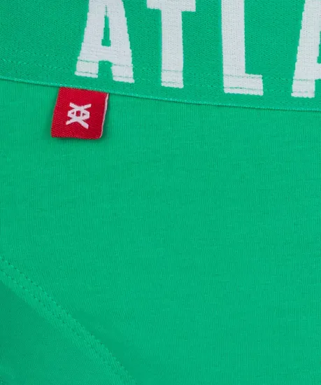 Трусы (5шт) мужские слипы спорт ATLANTIC, 5SMP-004, темно-синие + серо-голубые + зеленые + темно-голубые