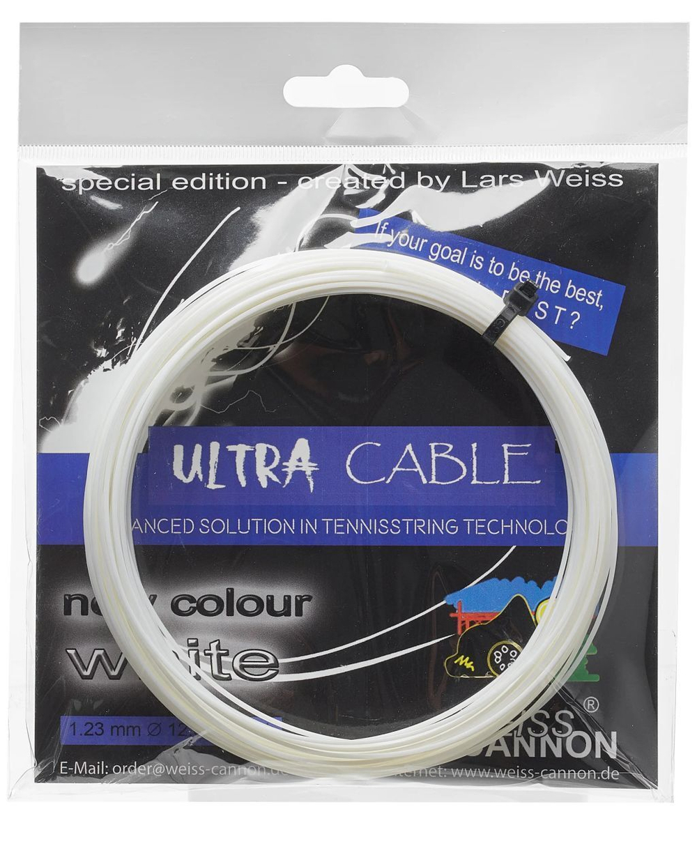Теннисные струны Weiss Canon Ultra Cable (12 m) - белый