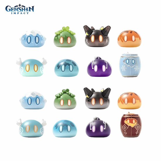 Фигурка слайм в ассортименте Genshin Impact 5 шт 6972826761844 / по мотивам игры "Геншин Импакт", Слайм 5 шт