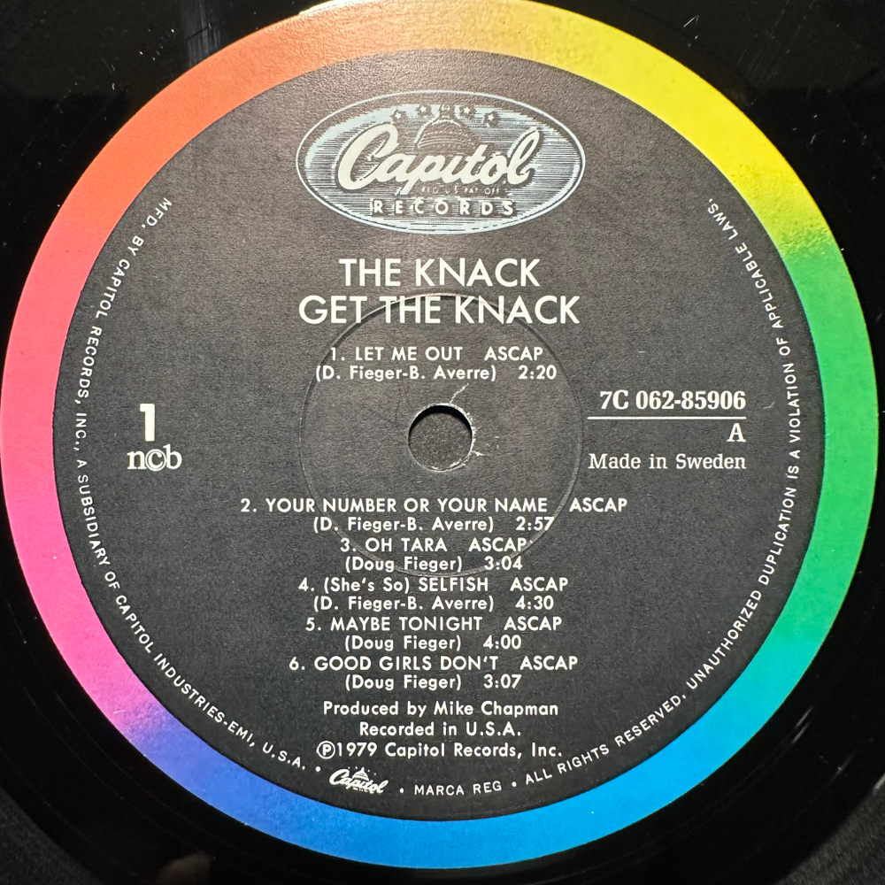 The Knack - Get The Knack (Швеция 1979г.)