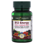 Purity Products, B12 Energy, ягодный лимонад, 30 быстрорастворимых таблеток