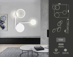 Ambrella Настенный поворотный светодиодный светильник LineTech FL5197