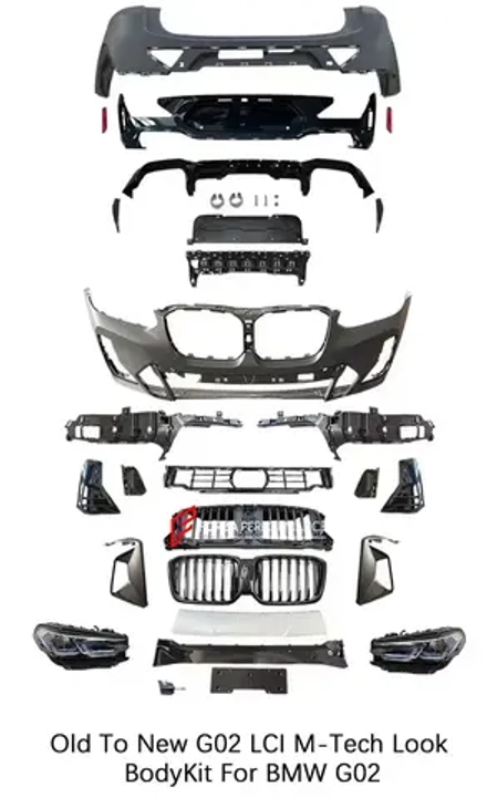 Обвес переделка для BMW X4 G02 в Рестайлинг М-пакет БМВ