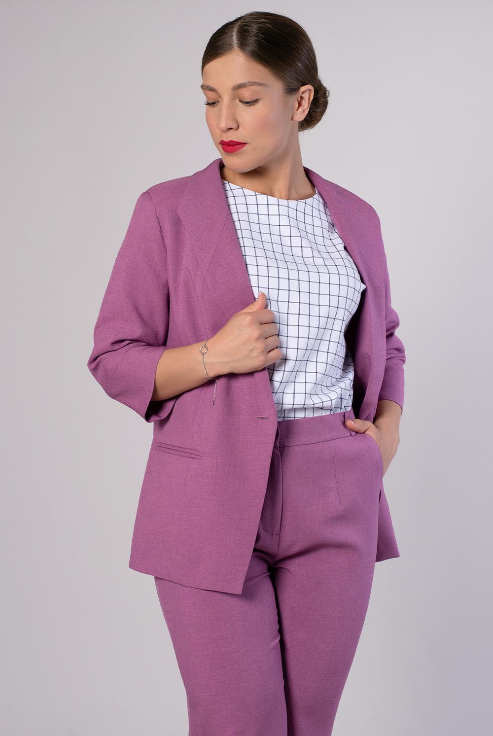 Брюки женские 2757АПВ, пепельная роза #38ПРо022757АПВ