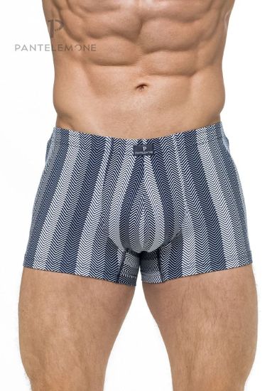Трусы мужские боксеры Pantelemone PMH-1174, полоса синяя