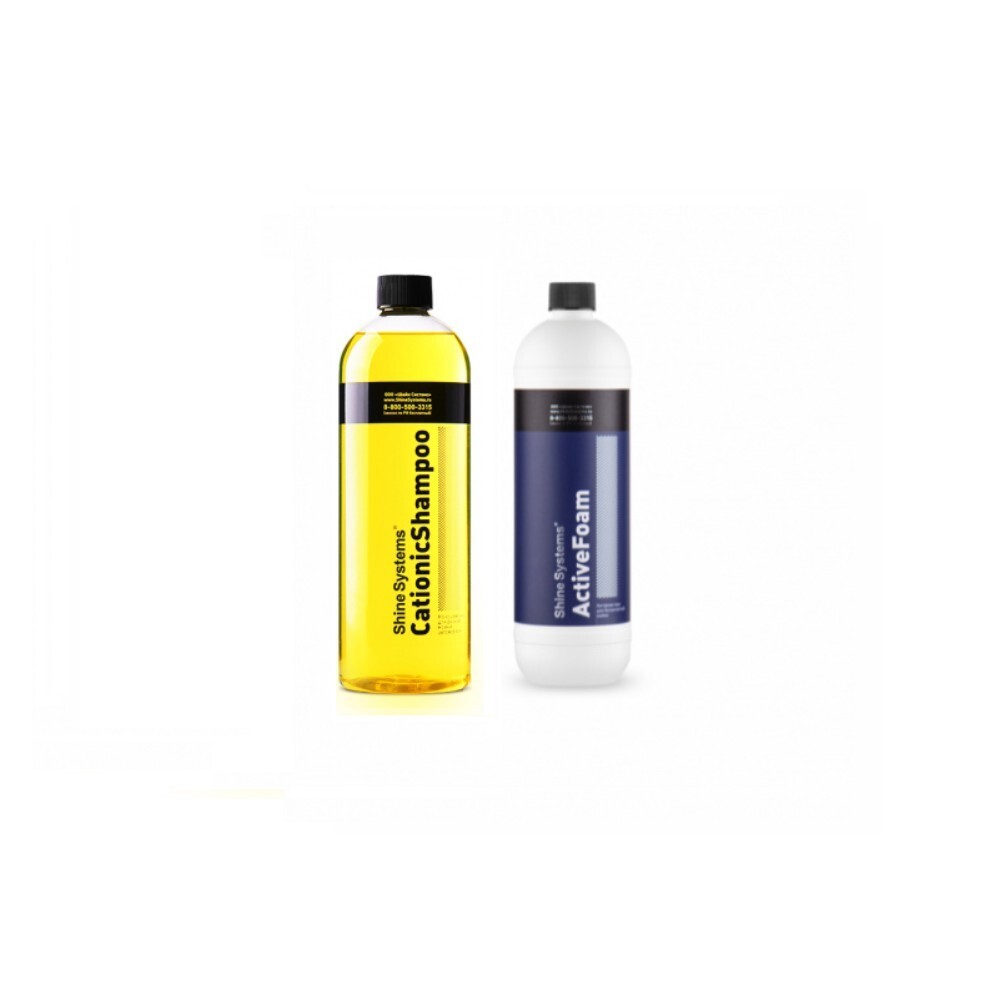 Набор для двухфазной мойки  CationicShampoo+ActiveFoam 900мл